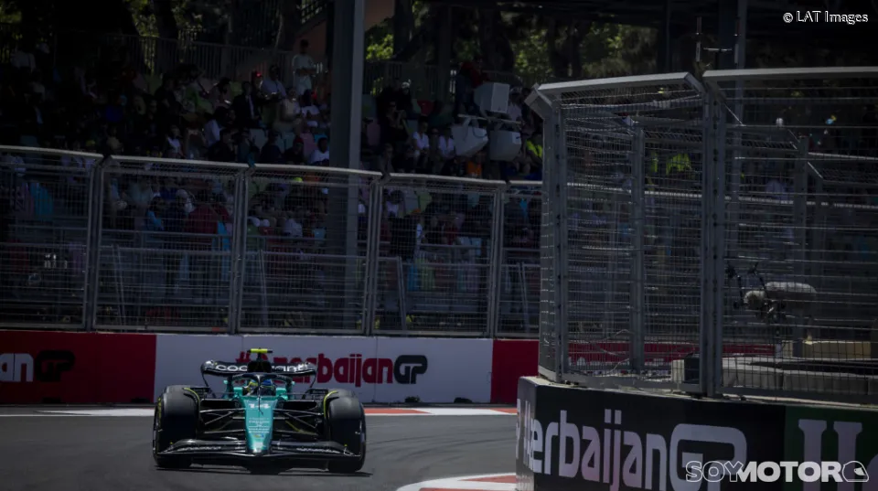 alonso en una curva del ciruito